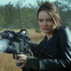 Emma Stone and a big ass gun in Zombieland: Double Tap.